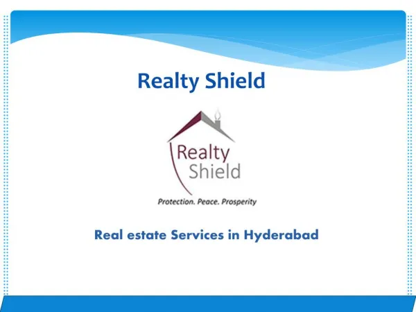 Real estate services in hyderabad