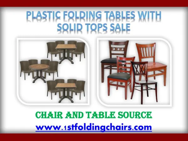Plastic Folding Tables With Solid Tops Sale