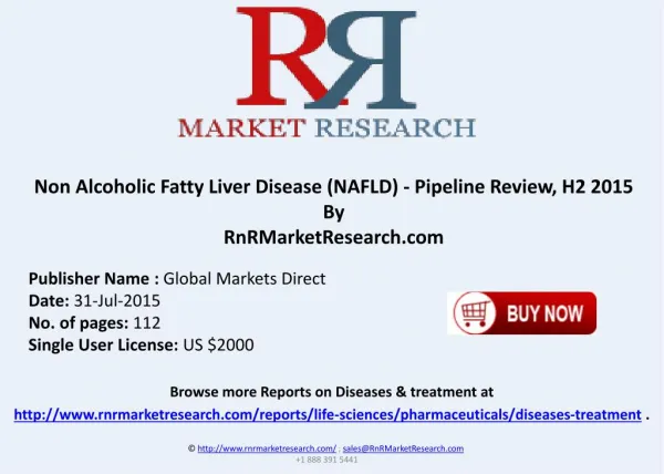 Non Alcoholic Fatty Liver Disease Pipeline Therapeutics Development Review H2 2015
