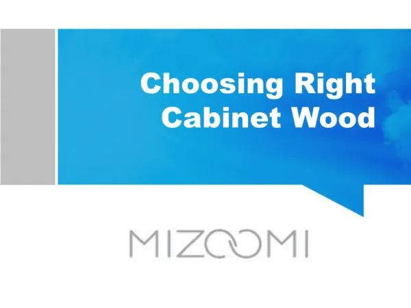Choosing Right Cabinet Wood