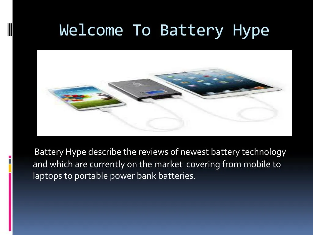 welcome to battery hype