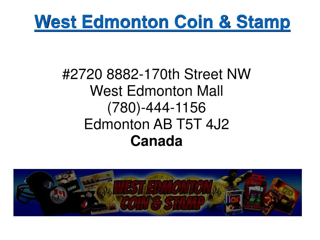 west edmonton coin stamp