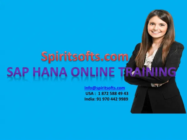 SAP HANA Online training in Hyderabad India USA UK Canada Australia