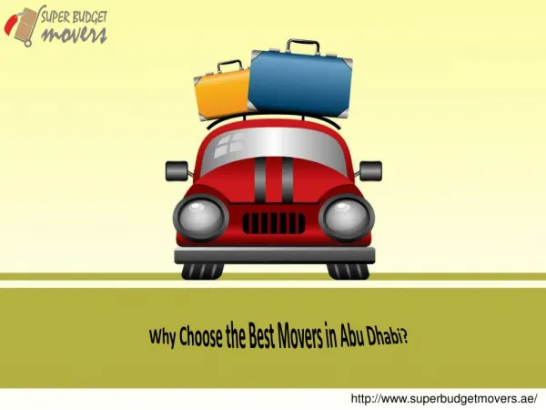 Why Choose the Best Movers in Abu Dhabi?