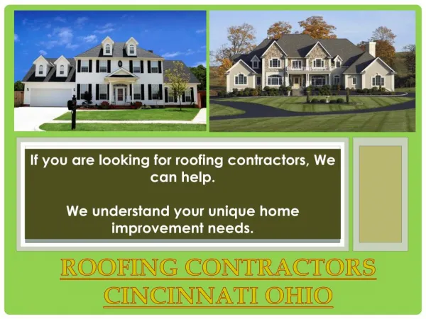 Roofers Cincinnati
