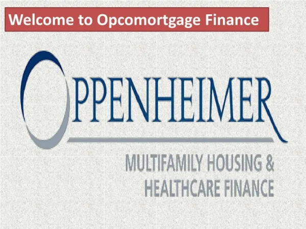Welcome to Opcomortgage Finance
