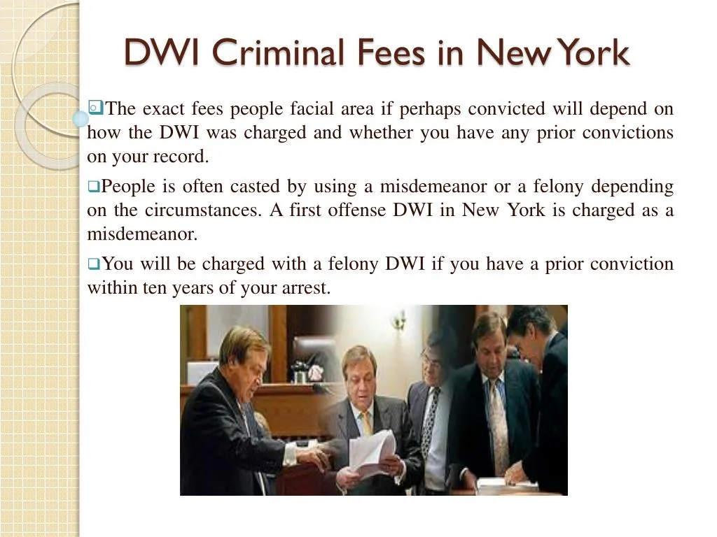 dwi criminal fees in new york