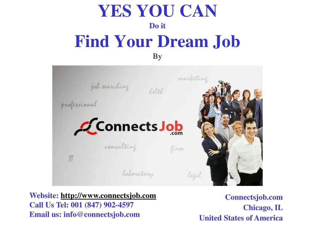 yes you can do it find your dream job by