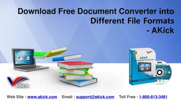 Download Free Document Converter into Different File Formats - AKick