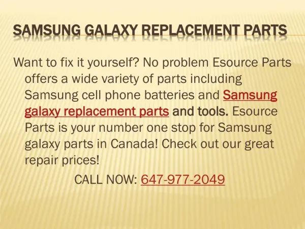 Samsung Galaxy Repairs Mississauga| Samsung Galaxy Replacement Parts| Samsung Repair Mississauga