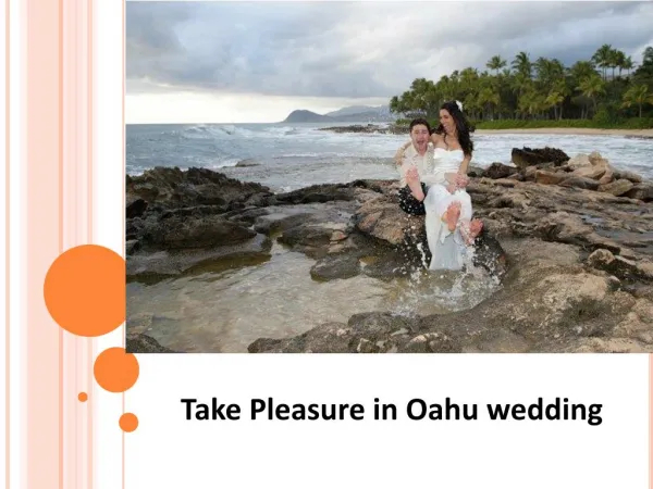 Take Pleasure in Oahu wedding