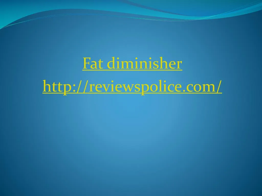 f at diminisher http reviewspolice com