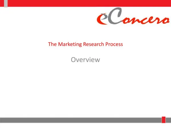 Market Research-Overview