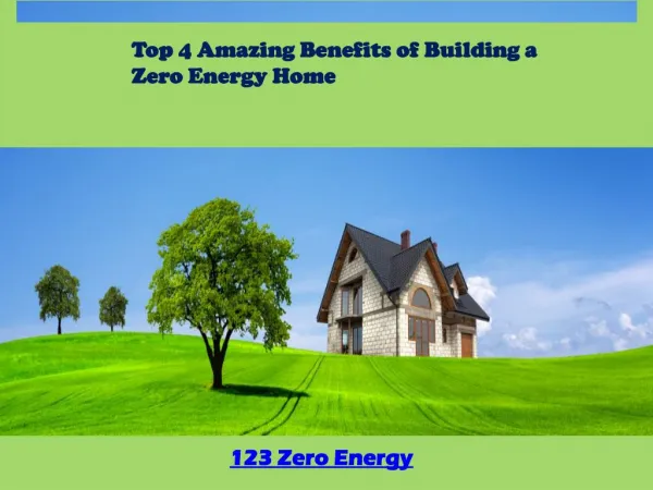 Building a Zero Energy Home