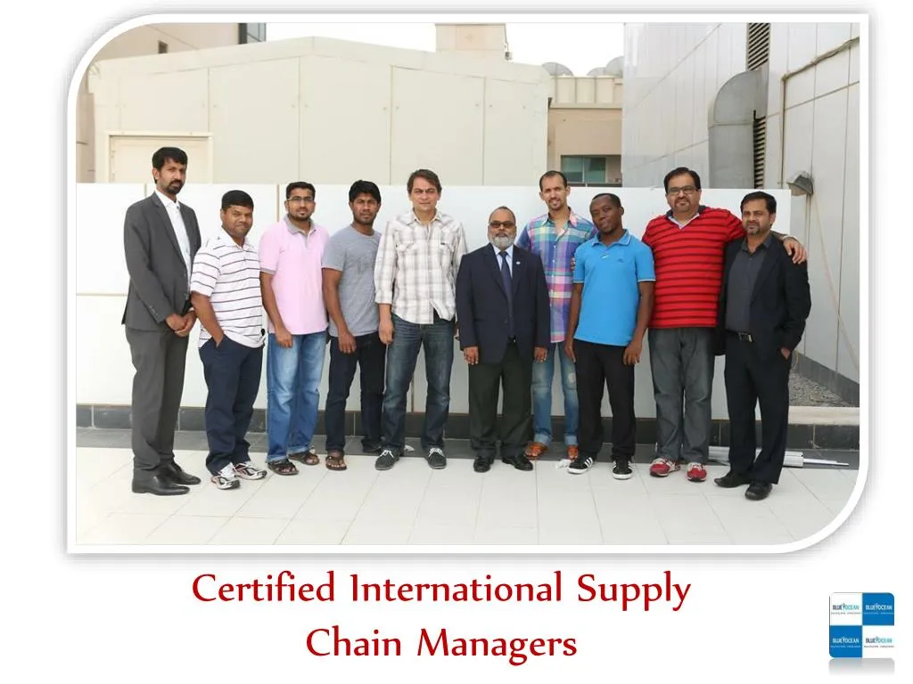 certified international supply chain managers
