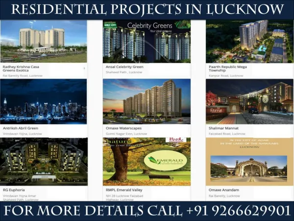Residential Projects in Lucknow