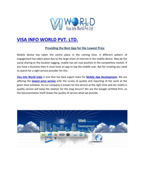 best software solution in lowest price noida-visainfoworld.com