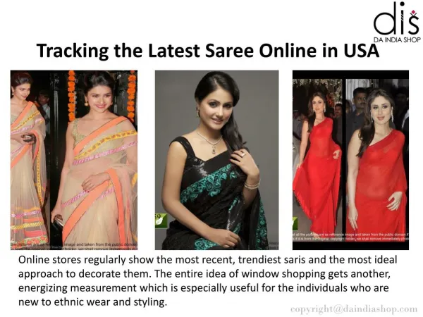 Latest Saree Online Shopping in USA