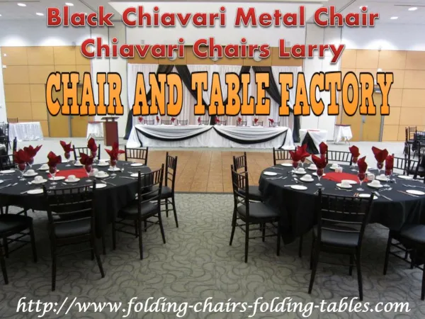 Black Chiavari Metal Chair - Free Cushion - Chiavari Chairs Larry