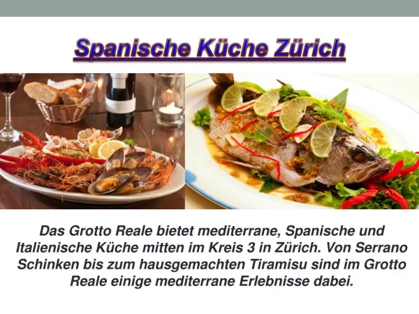 Spanische Küche Zürich