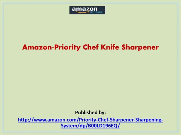 Amazon-Priority Chef Knife Sharpener