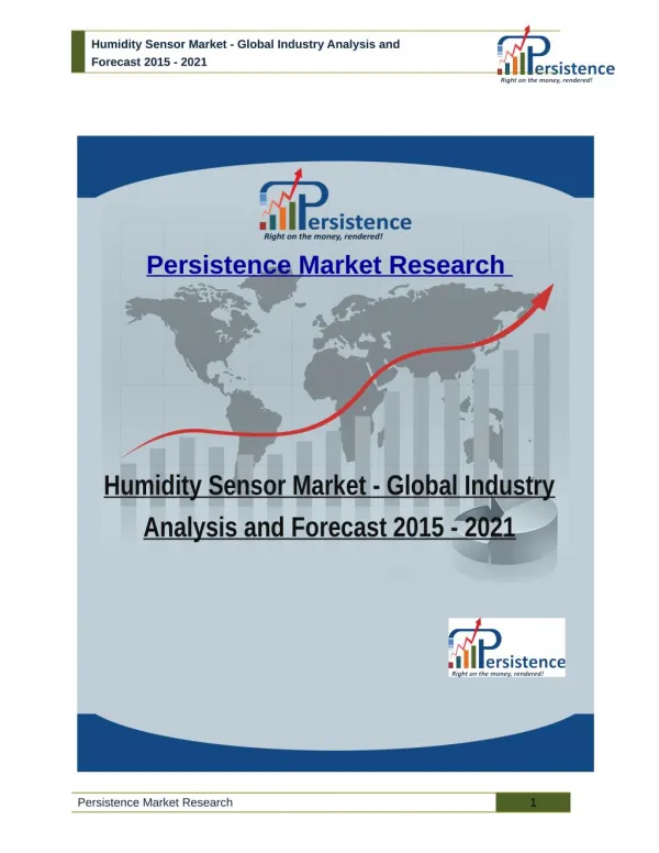 Humidity Sensor Market - Global Industry Analysis and Forecast 2015 - 2021