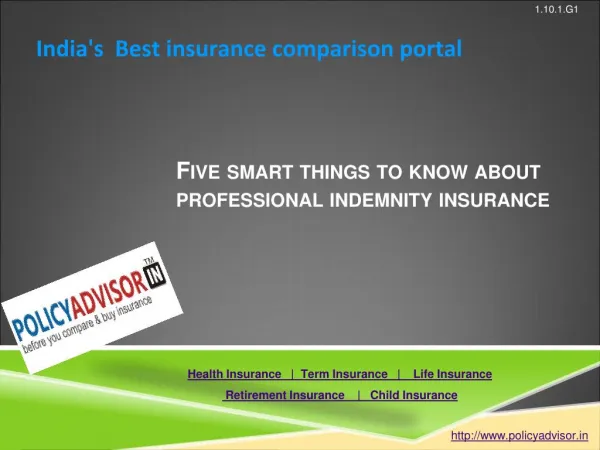 Five smart things to know about professional indemnity insurance