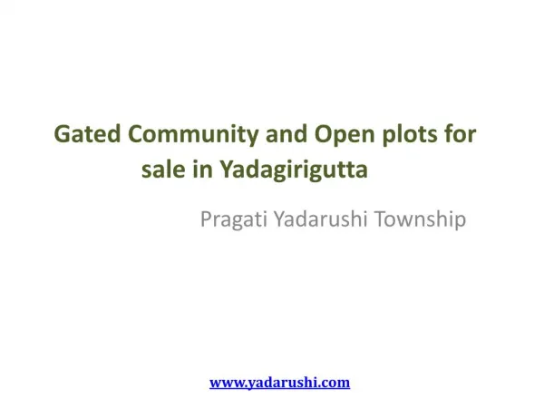 Open and gated community plots for sale in Hyderabad near Ghatkesar