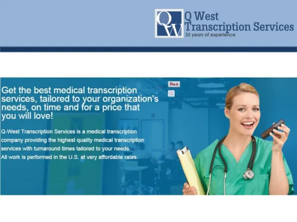 Medical Transcription Services- Radiology | Q West