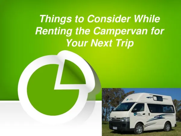 Campervan Rental - Things to Know When Hiring