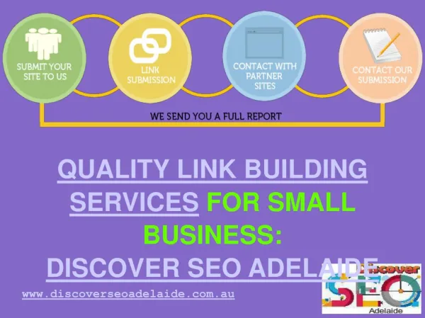 Get Quality Link Building Services For Small Business | Discover SEO Adelaide