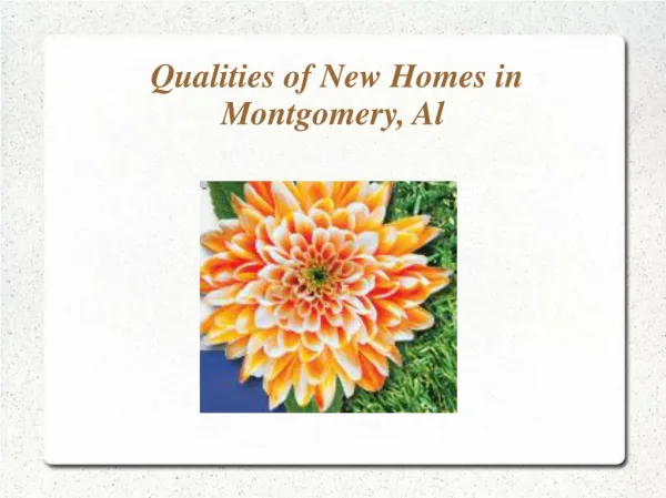 Homes for sale in Montgomery, Alabama.