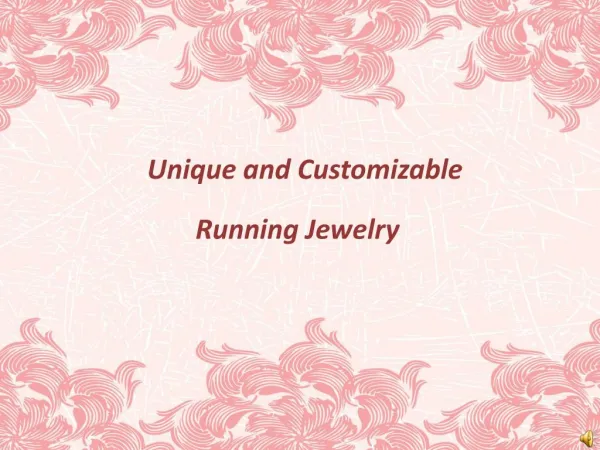 Array of Stunning Running Jewelry