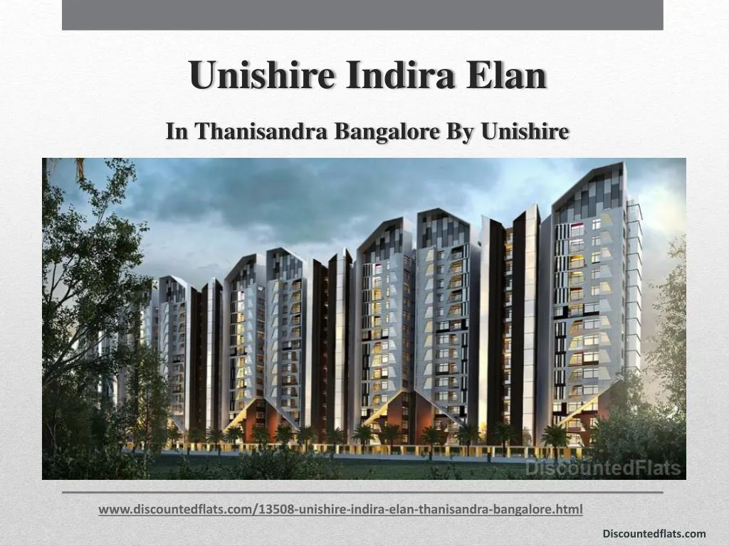 unishire indira elan in thanisandra bangalore by unishire