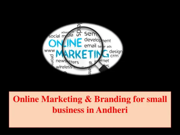 Online Marketing & Branding for small business in Andheri