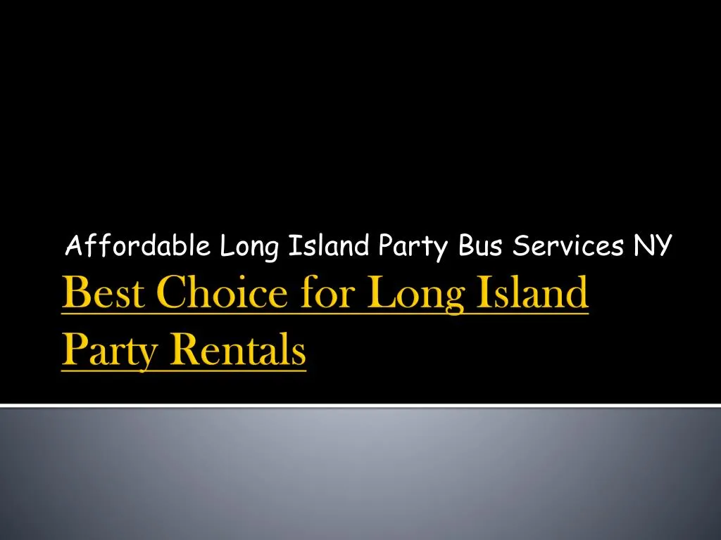 affordable long island party bus services ny