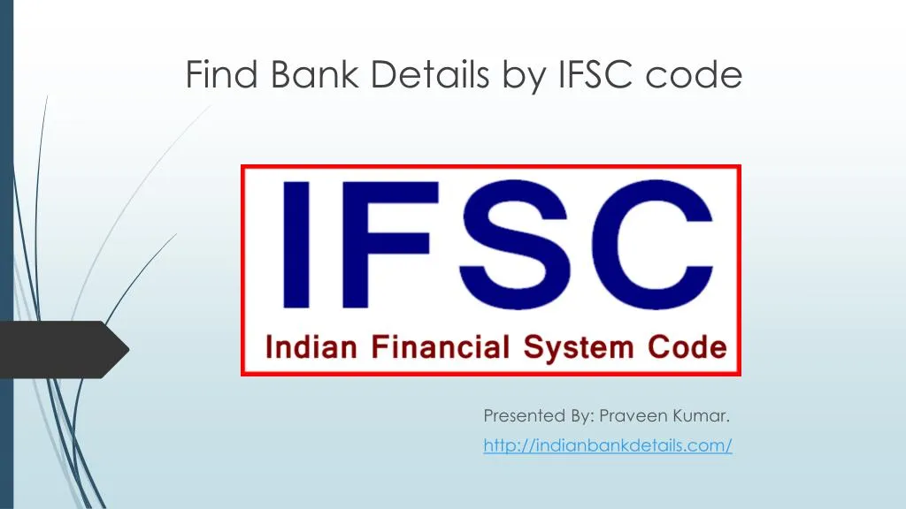 f ind b ank details by ifsc code