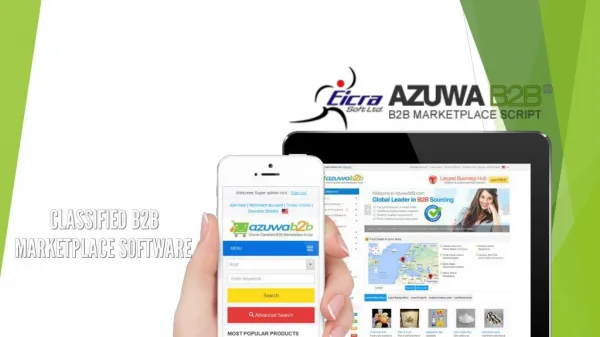 Azuwab2b eCommerce Marketplace Script by Eicra Soft
