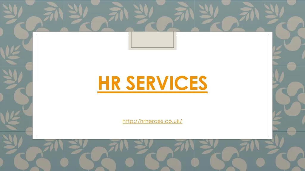 hr services