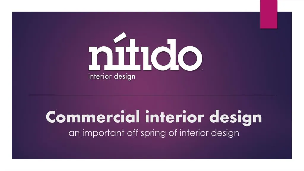 commercial interior design an important off spring of interior design