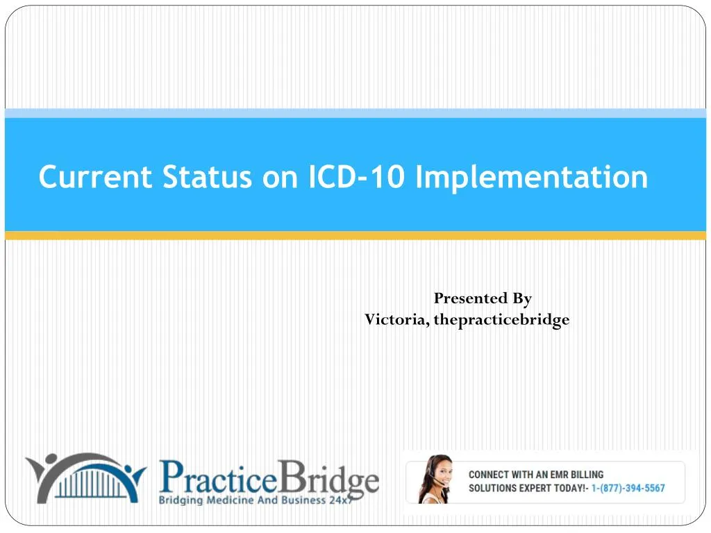 current status on icd 10 implementation