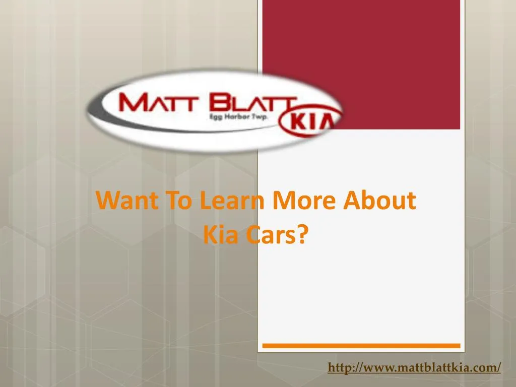 want to learn more about kia cars