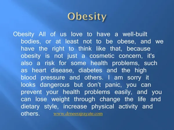 Dr. Neeraj Rayate Weight Loss, Bariatric, Obesity Surgery in Pune