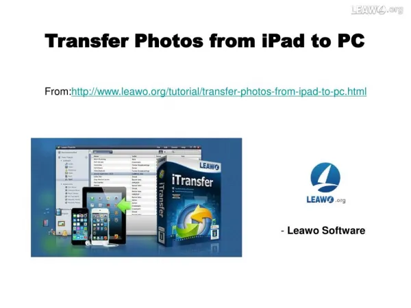 Transfer Photos from iPad to PC