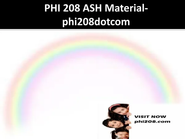 PHI 208 ASH Material-phi208dotcom