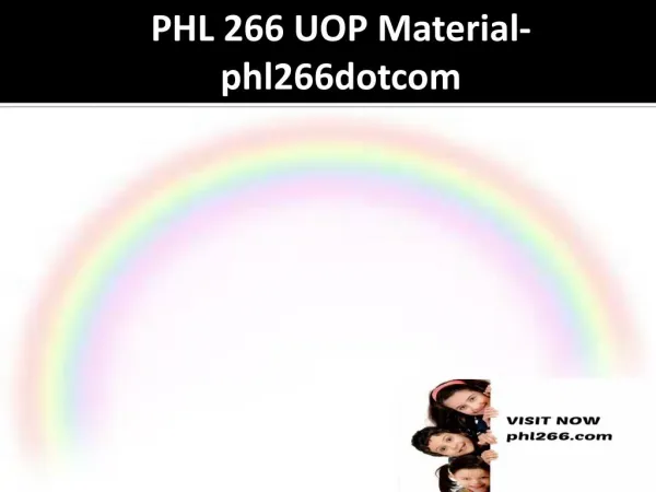 PHL 266 UOP Material-phl266dotcom