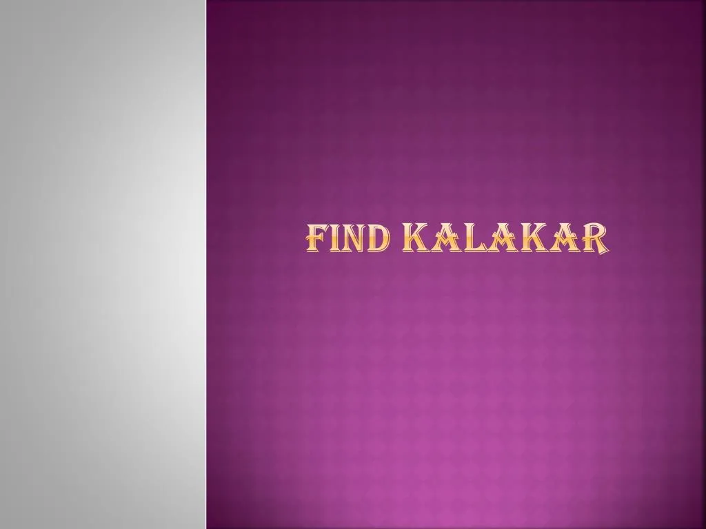 find kalakar