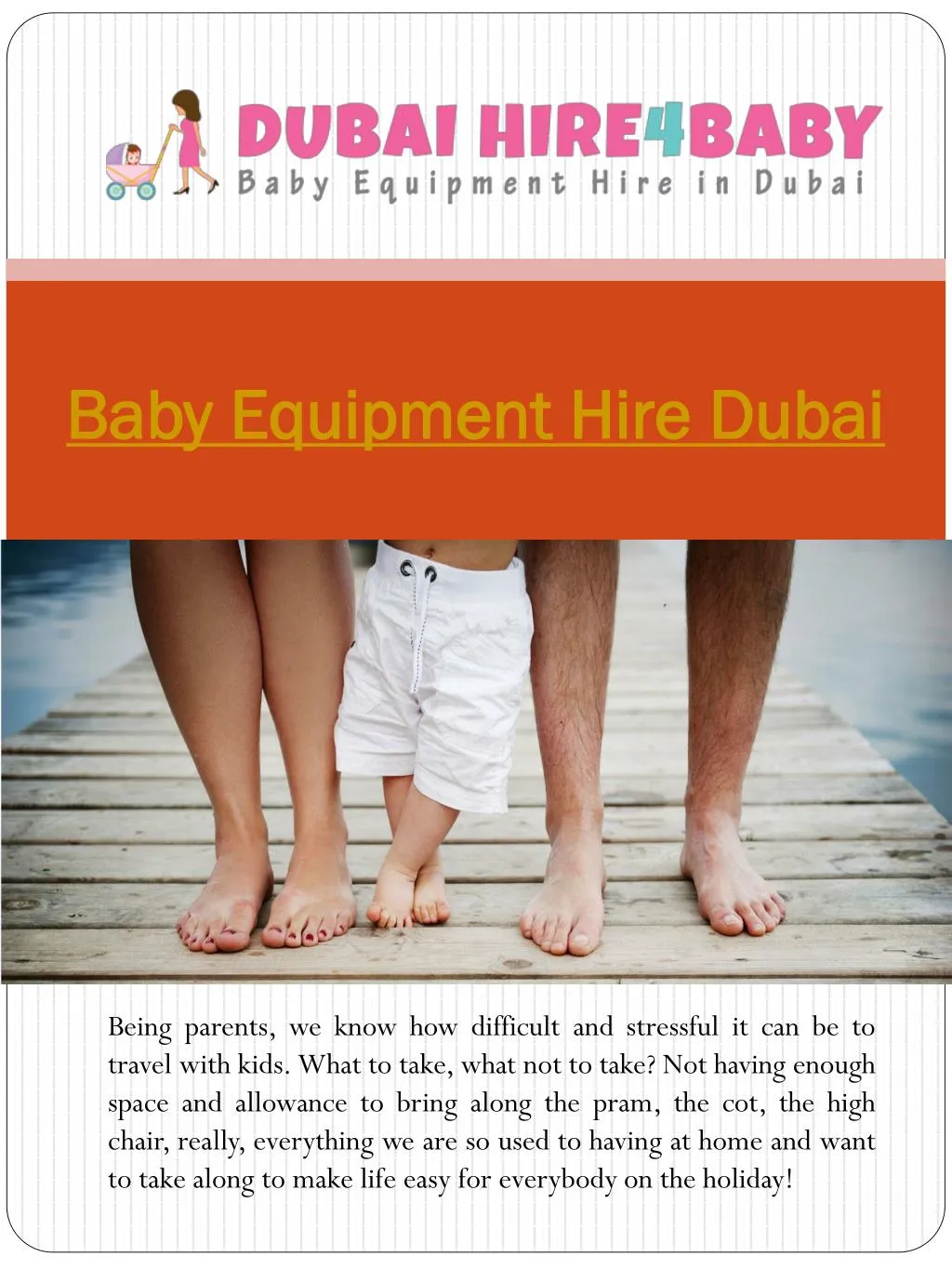 baby equipment hire dubai