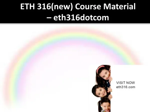 ETH 316(new) Course Material - eth316dotcom