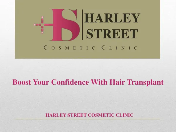 Boost Your Confidence With Hair Transplant